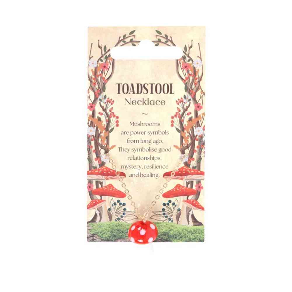 Something Different - Toadstool Charm Halskette - Mehrfarben